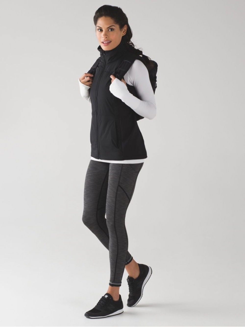 LULULEMON Run For Cold Vest - Black - Size 4